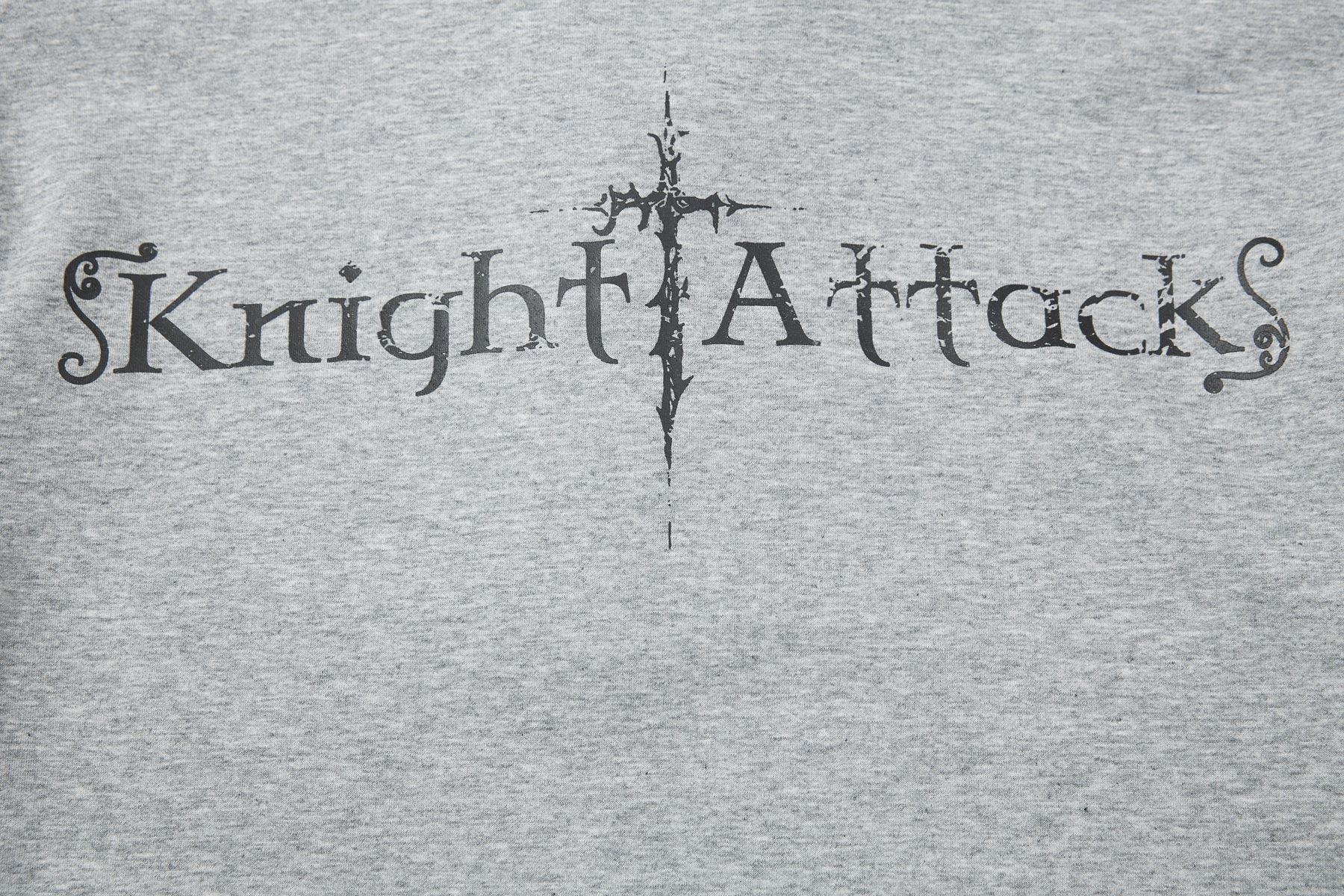 High-Neck Knight Graphic Short Sleeve Polo Shirt