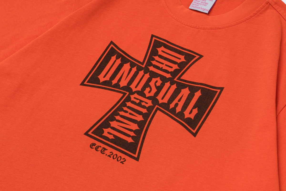 Cross Print Short Sleeve T-Shirt