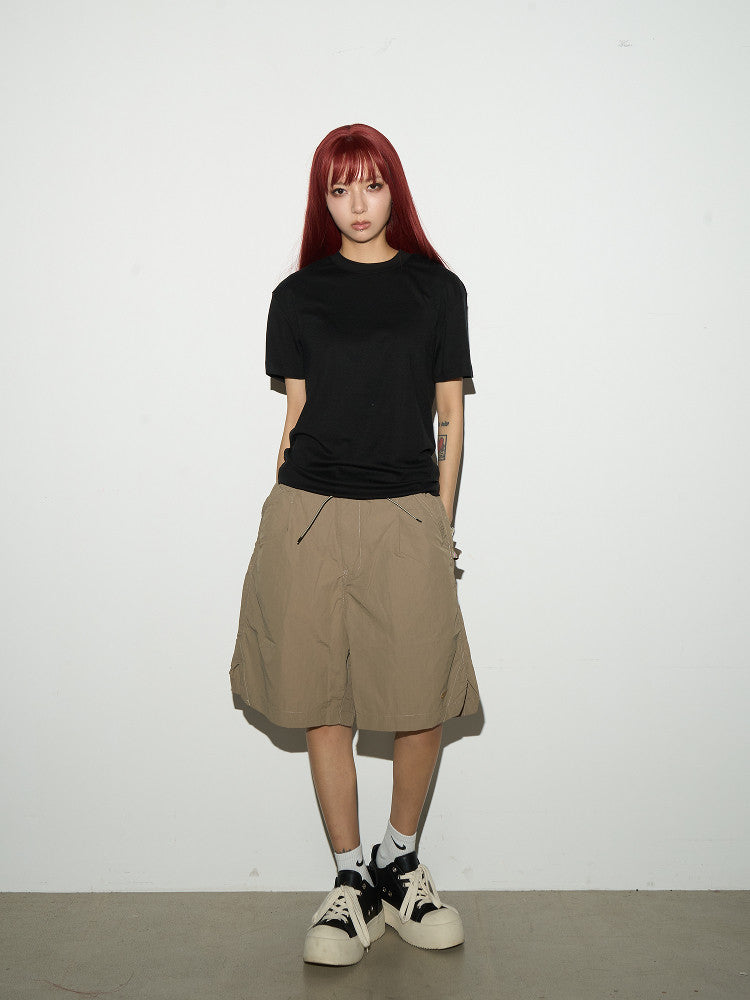Plain Fitted Short Sleeve T-Shirt