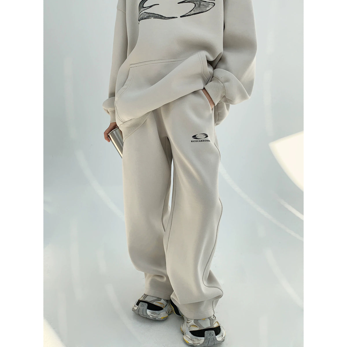 Thick Heavyweight Print Hoodie & Pants Set