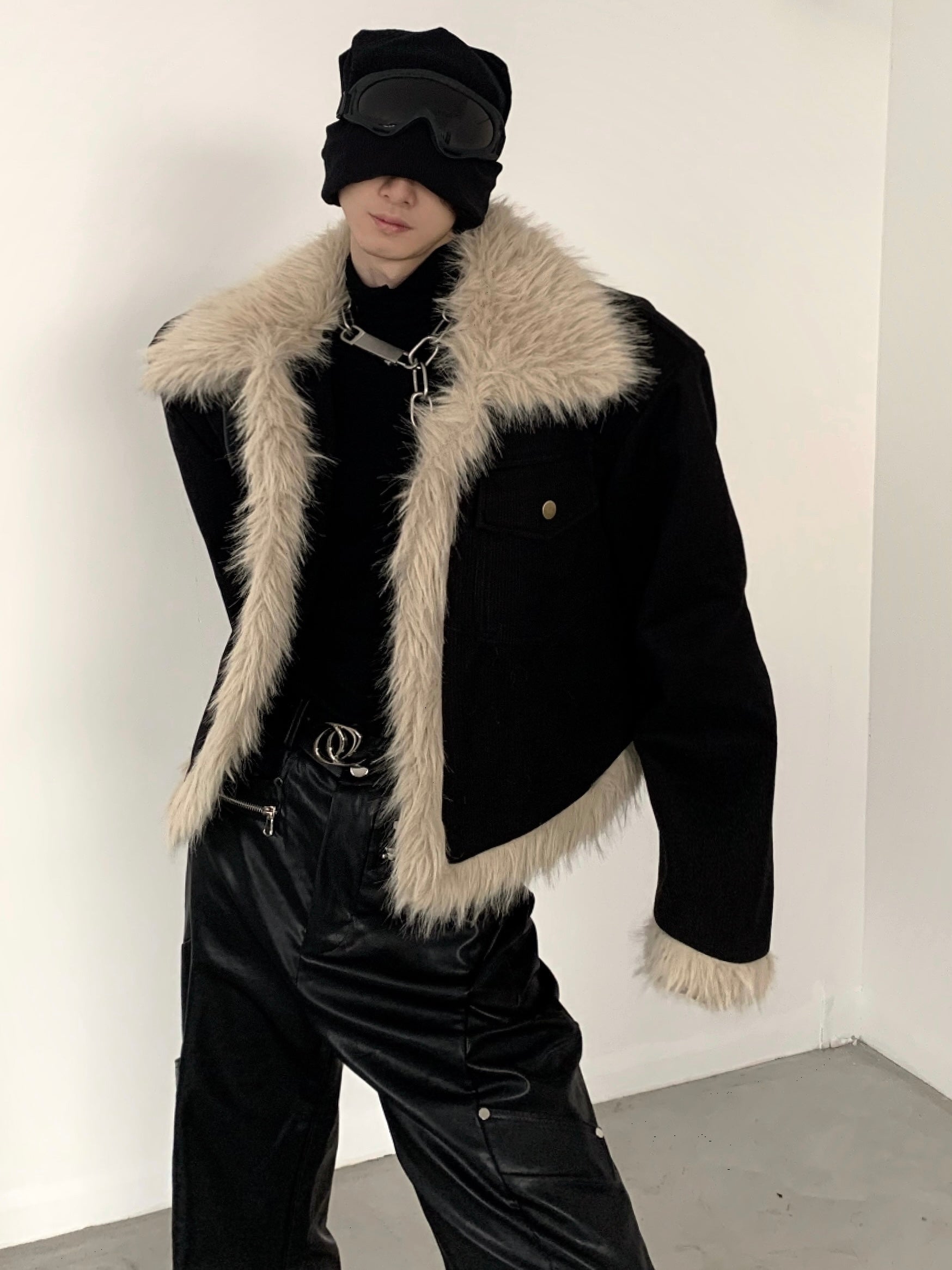 Fur Collar Design Thick Jacket