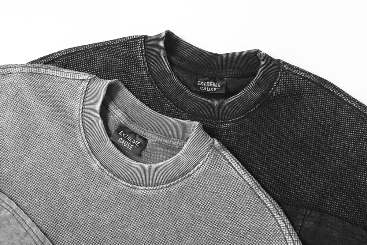 Waffle Washed Short Sleeve T-Shirt