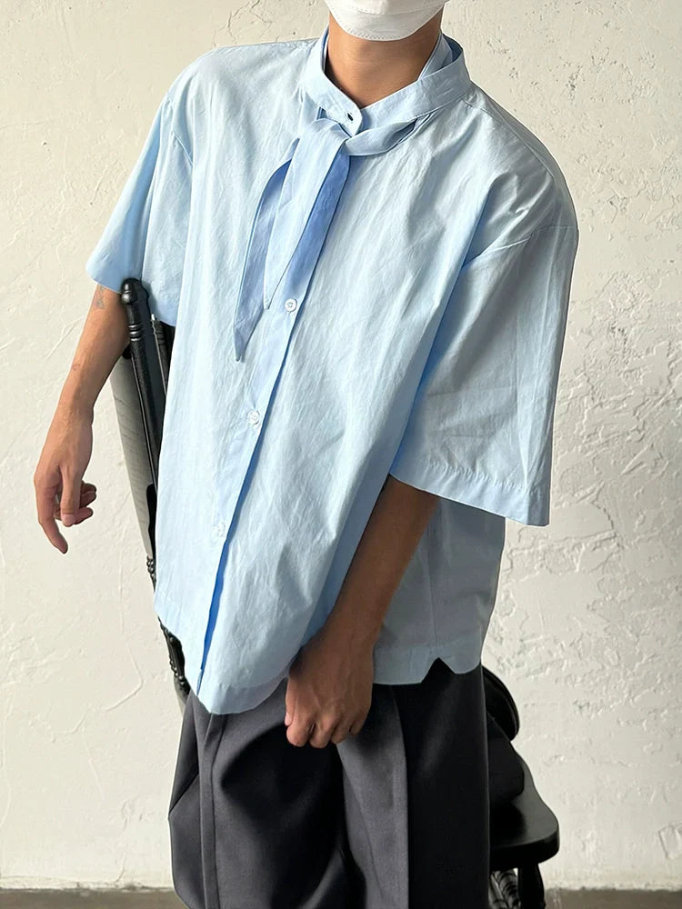 Ruffle Short Sleeve Shirt
