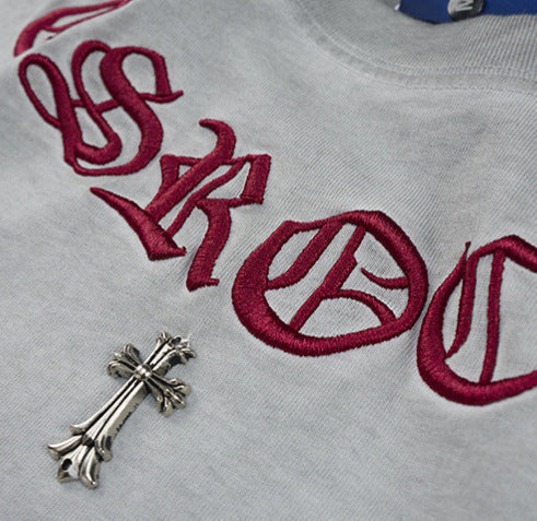 Washed Cross Logo Short Sleeve T-Shirt