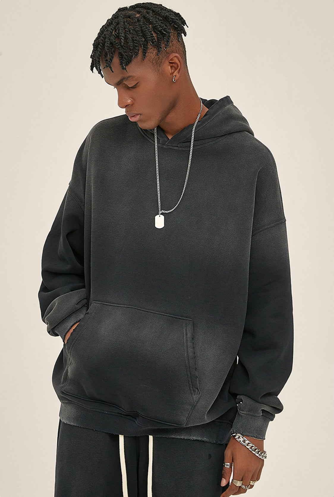 Black hoodie