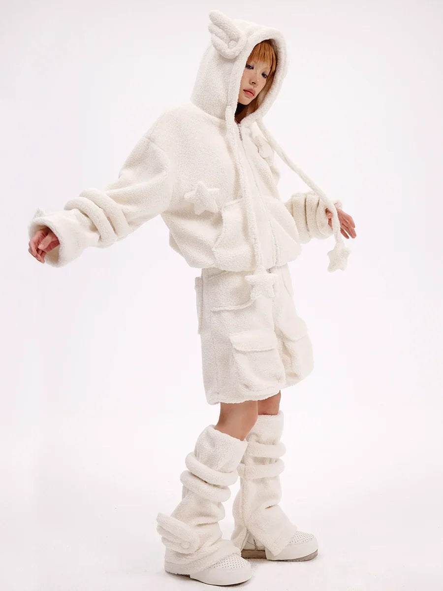 Chaqueta de forro polar con cremallera Angel