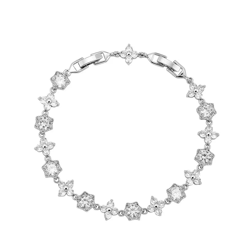 Snowflake Zircon Bracelet