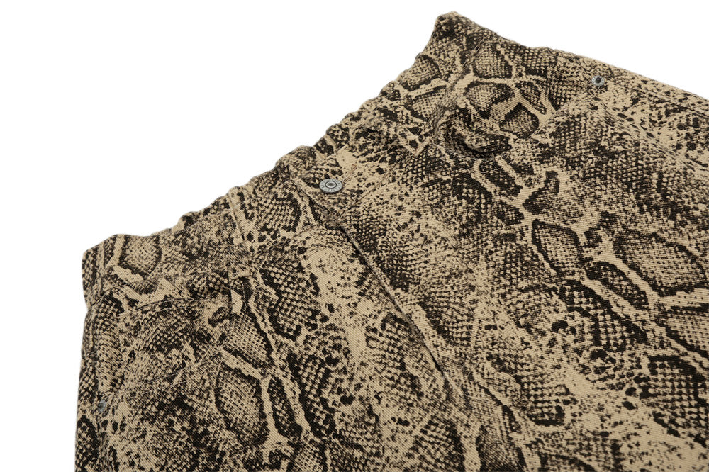 Python Pattern Digital Print Pants