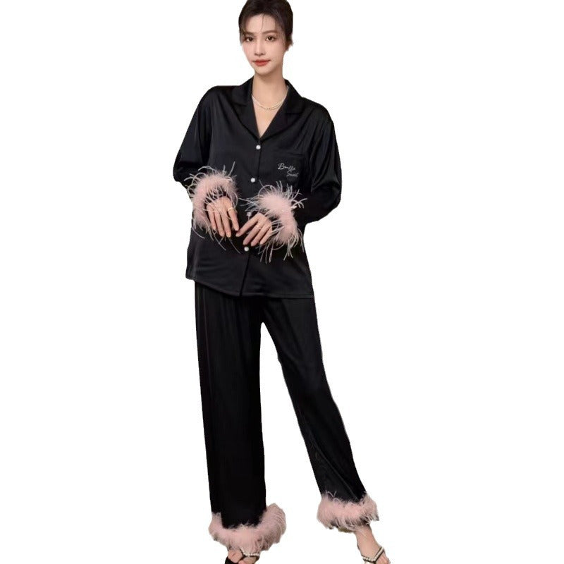 Pigiama natalizio in seta alla moda
