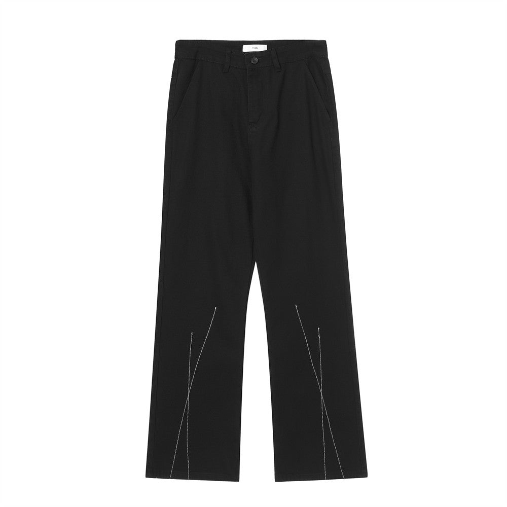 Twill Staggered Lines Jeans