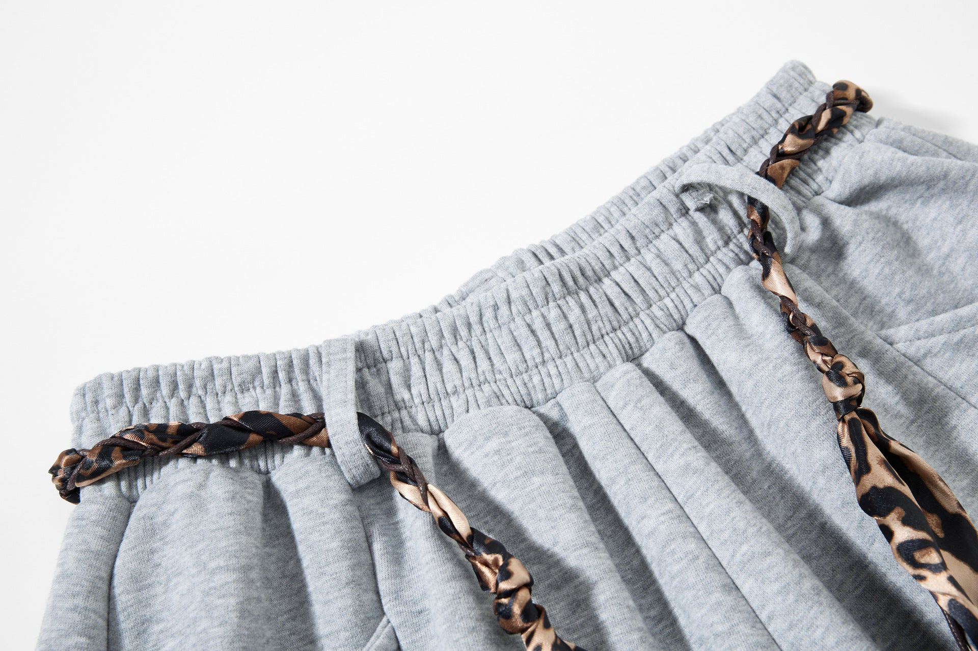 Sporty Curved Wide Leg Pants