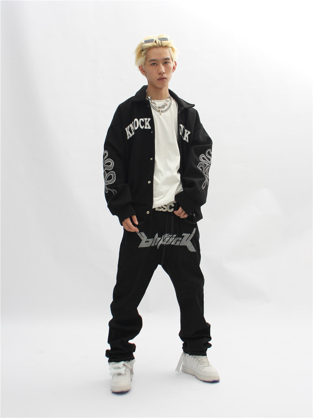 Dollars Printed Denim Jeans