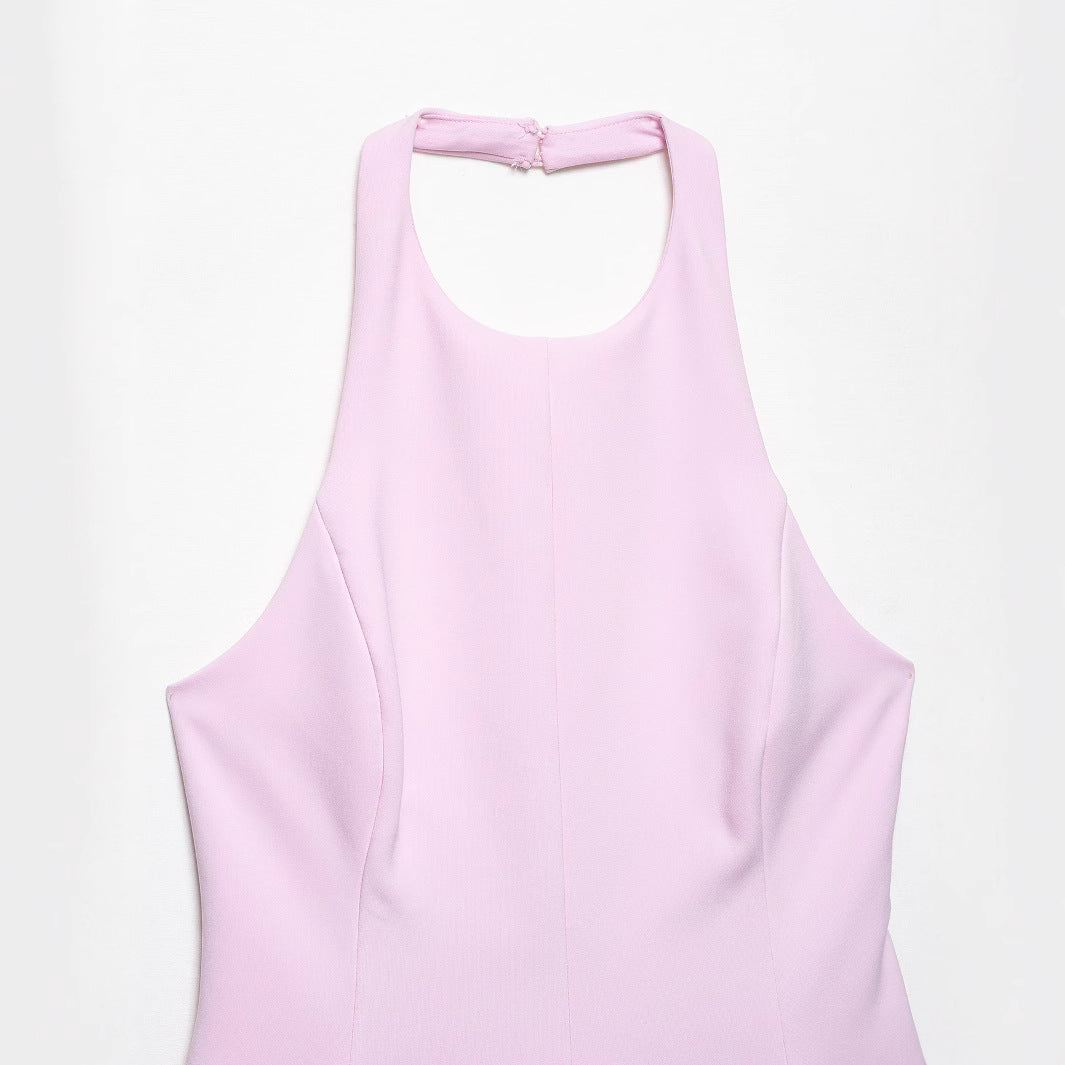 Pinky Halterneck Top