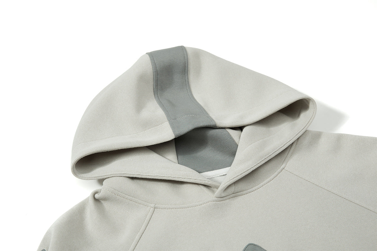 Panel Raglan Design Hoodie
