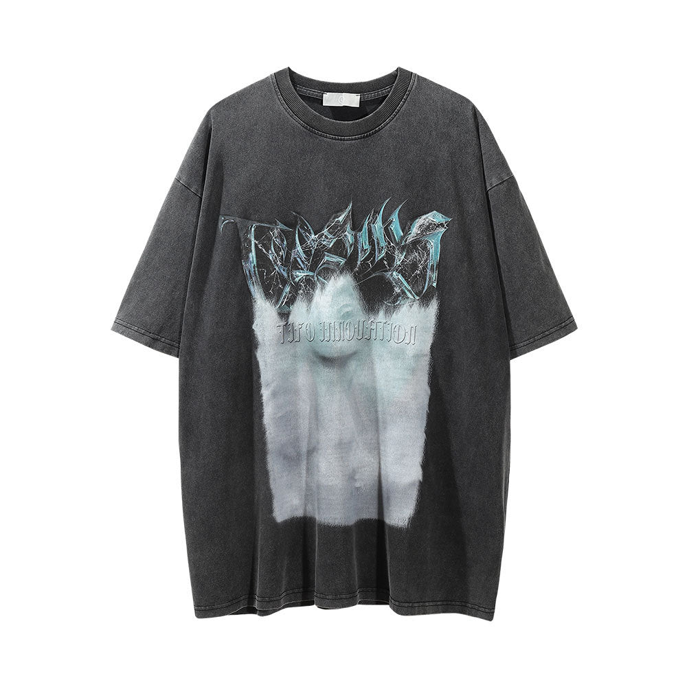 Abstract Printed T-Shirt