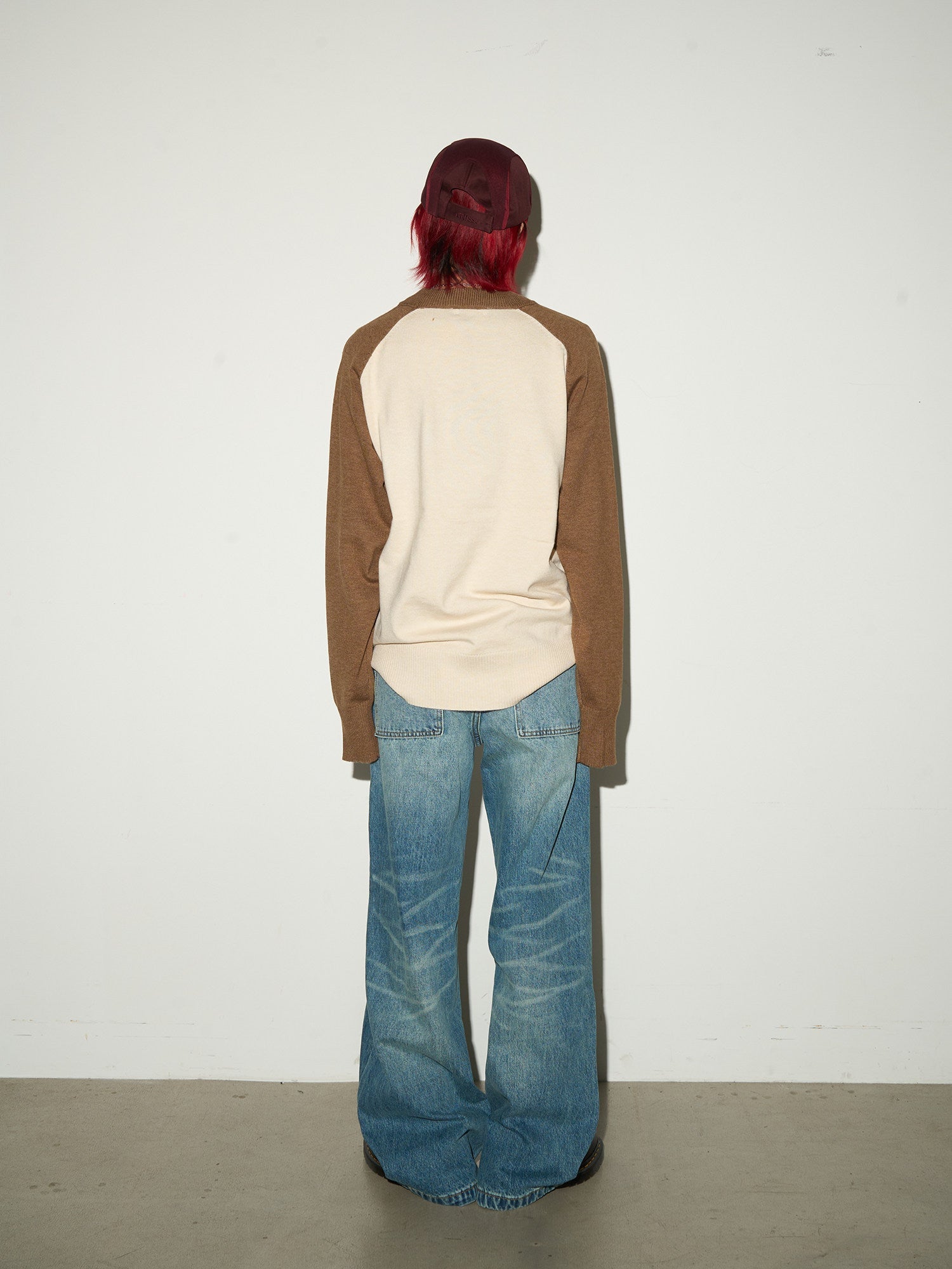 Washed Fade Flare Denim Jeans