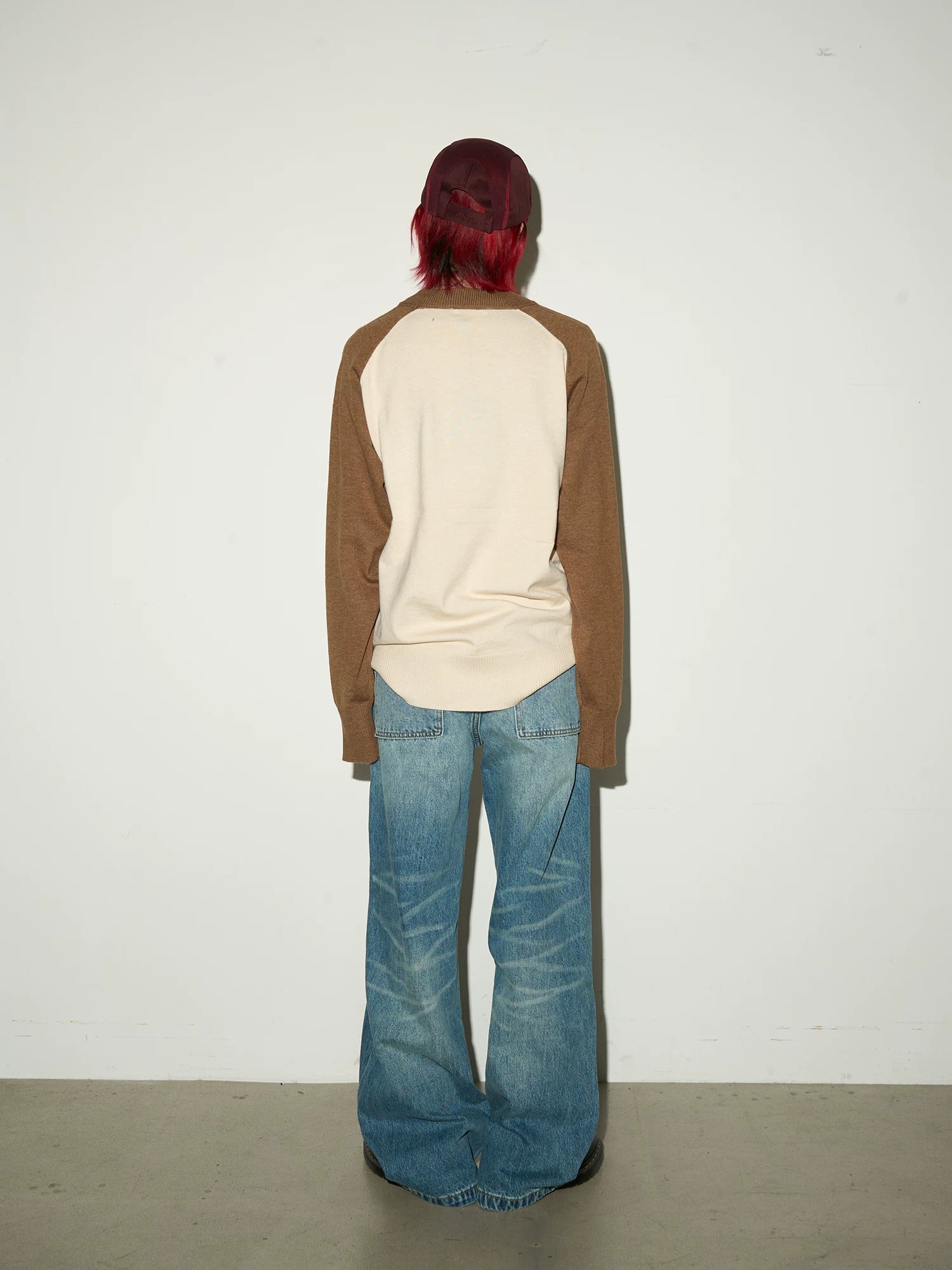 Washed Fade Flare Denim Jeans
