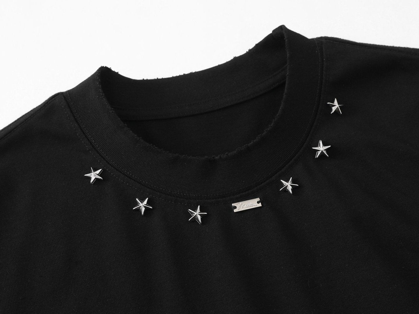 Heavyweight Metal Detail Short Sleeve T-Shirt