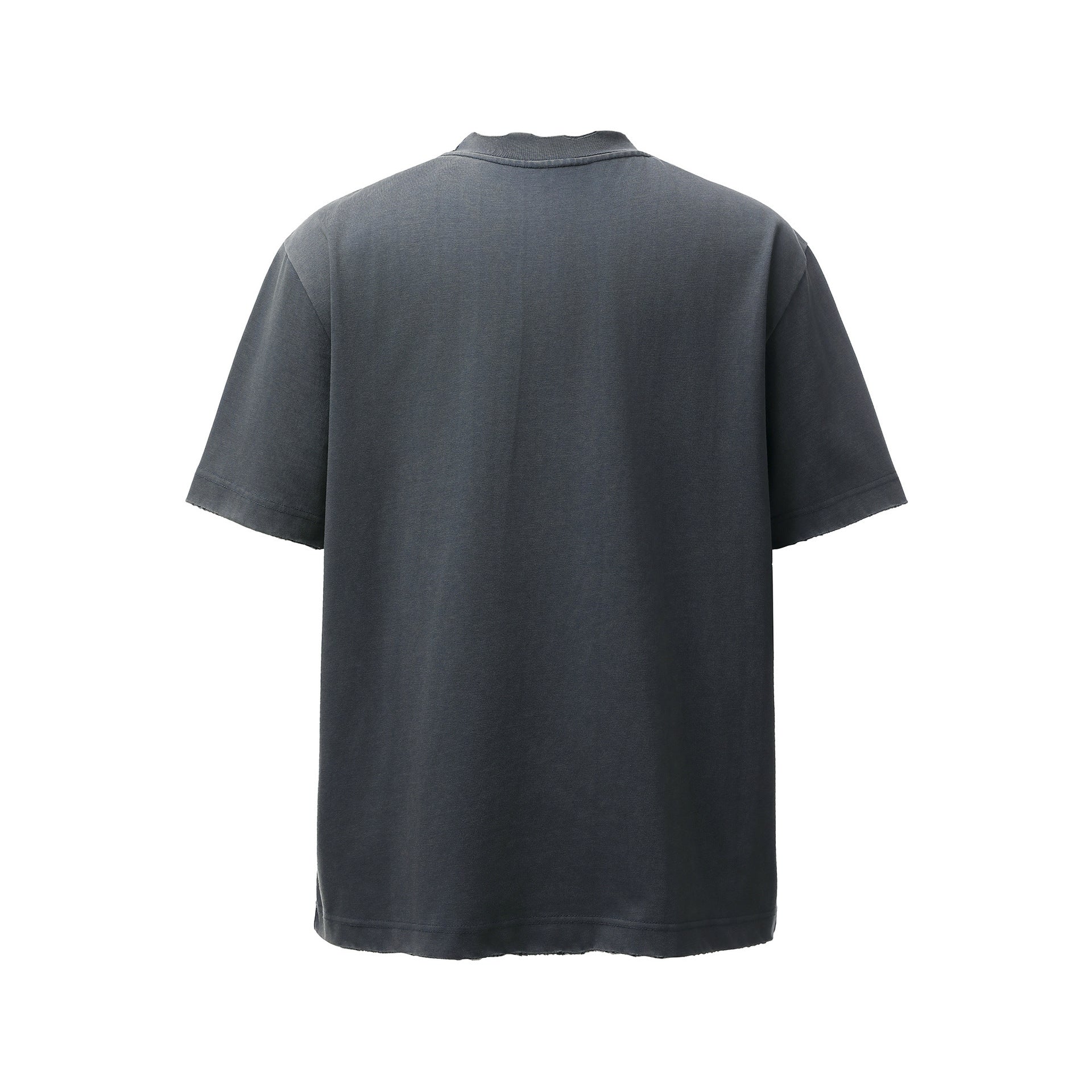 Portrait Letter Print Short Sleeve T-Shirt