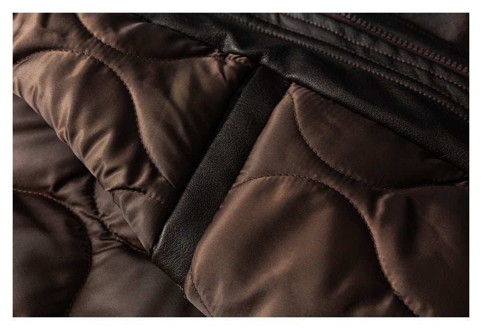 Veste en cuir américaine vintage