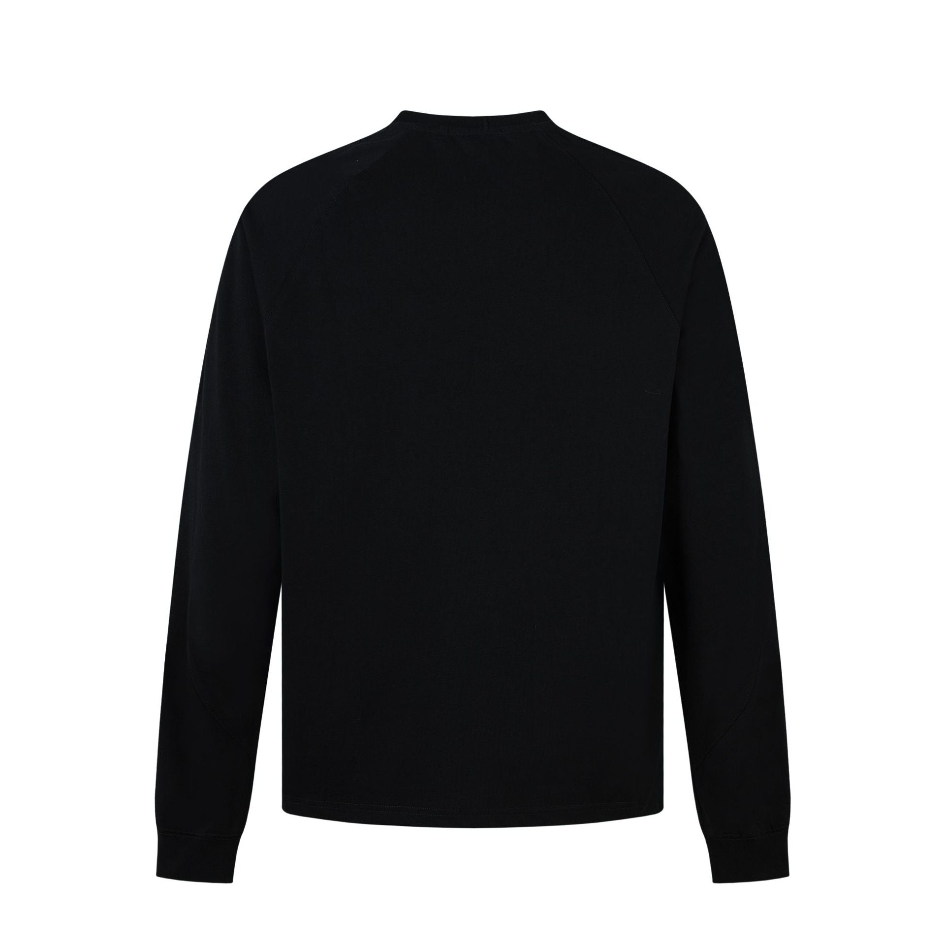 High-Neck Heavyweight Stripe Long Sleeve T-Shirt