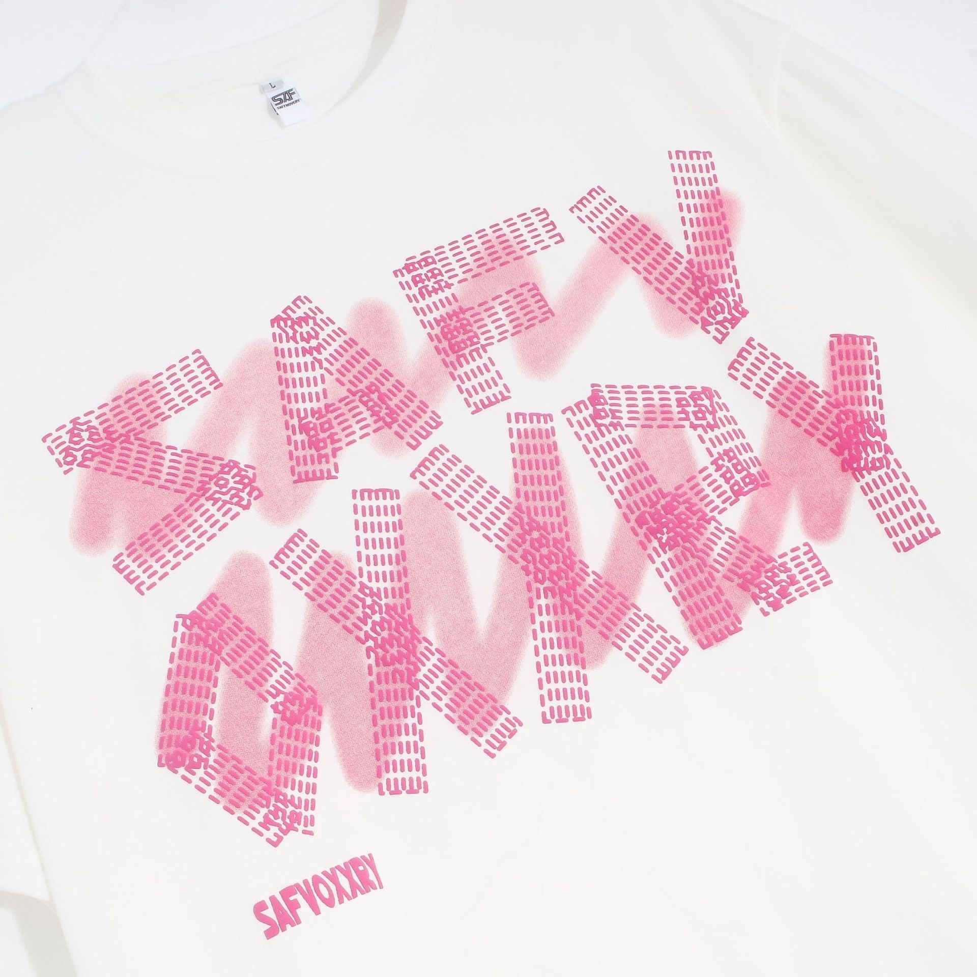 Foam Letter Print Short Sleeve T-Shirt