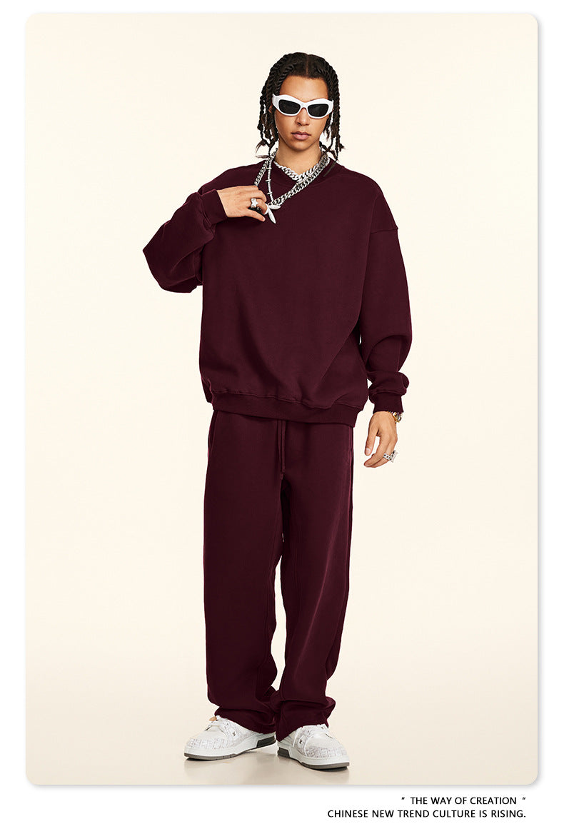 Fleece Lining Oversize Sweatshirt