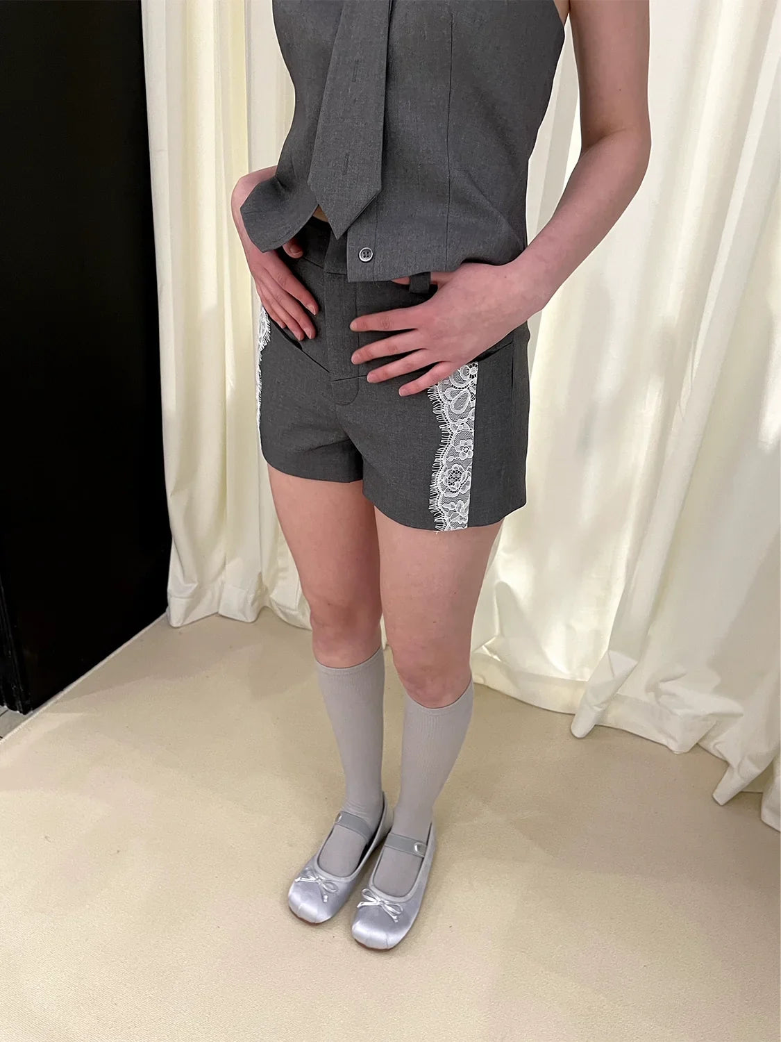 Lace Edge Shorts