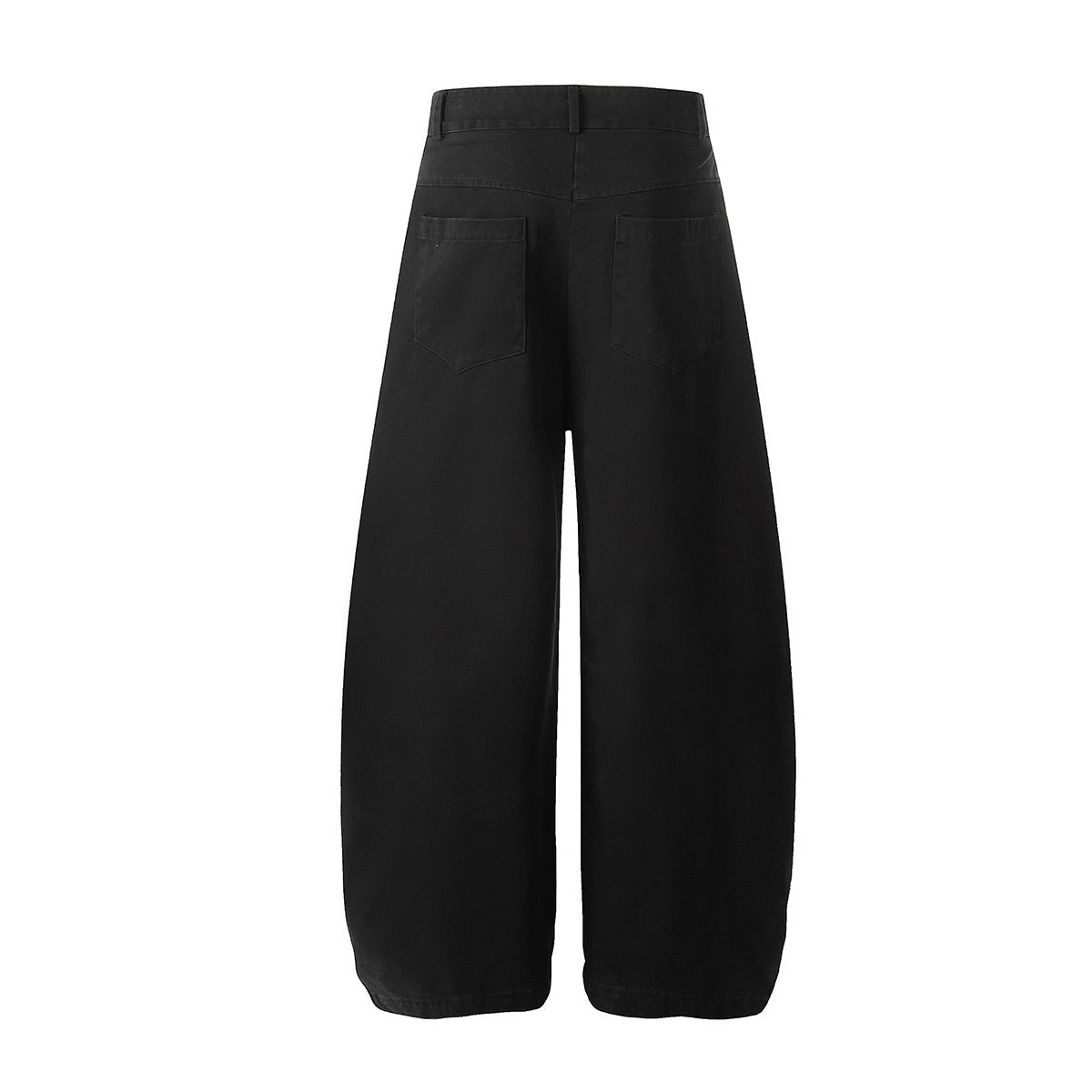 Rhinestone Curved Wide Leg Pants