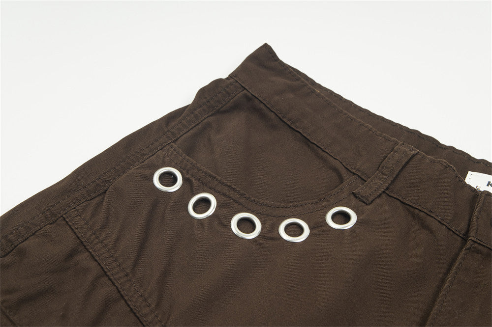 Metal Rings Cargo Pants