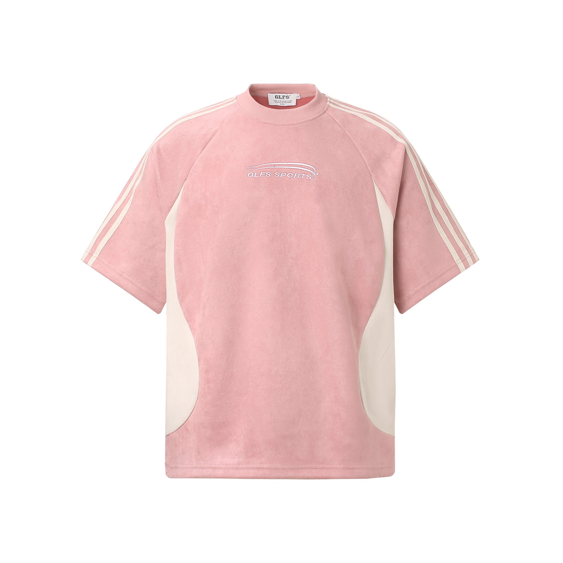 Suede Logo Oversize Short Sleeve T-Shirt