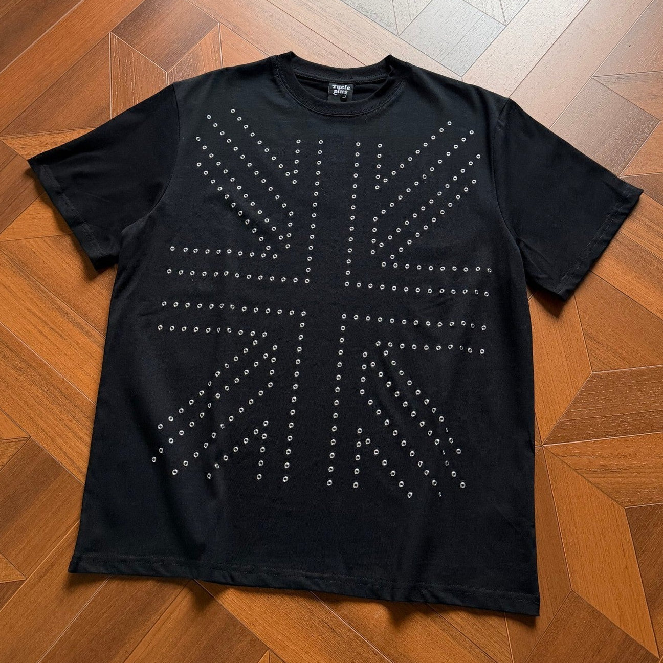 Studs Cross Short Sleeve T-Shirt