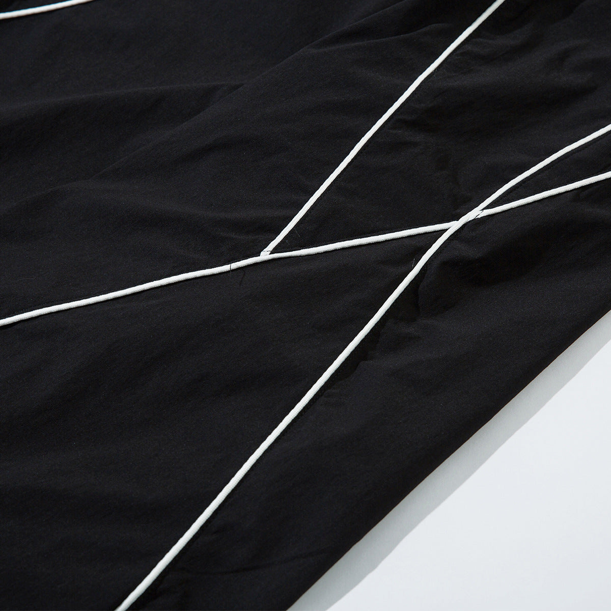 Line Design Wide Leg Curved Pants