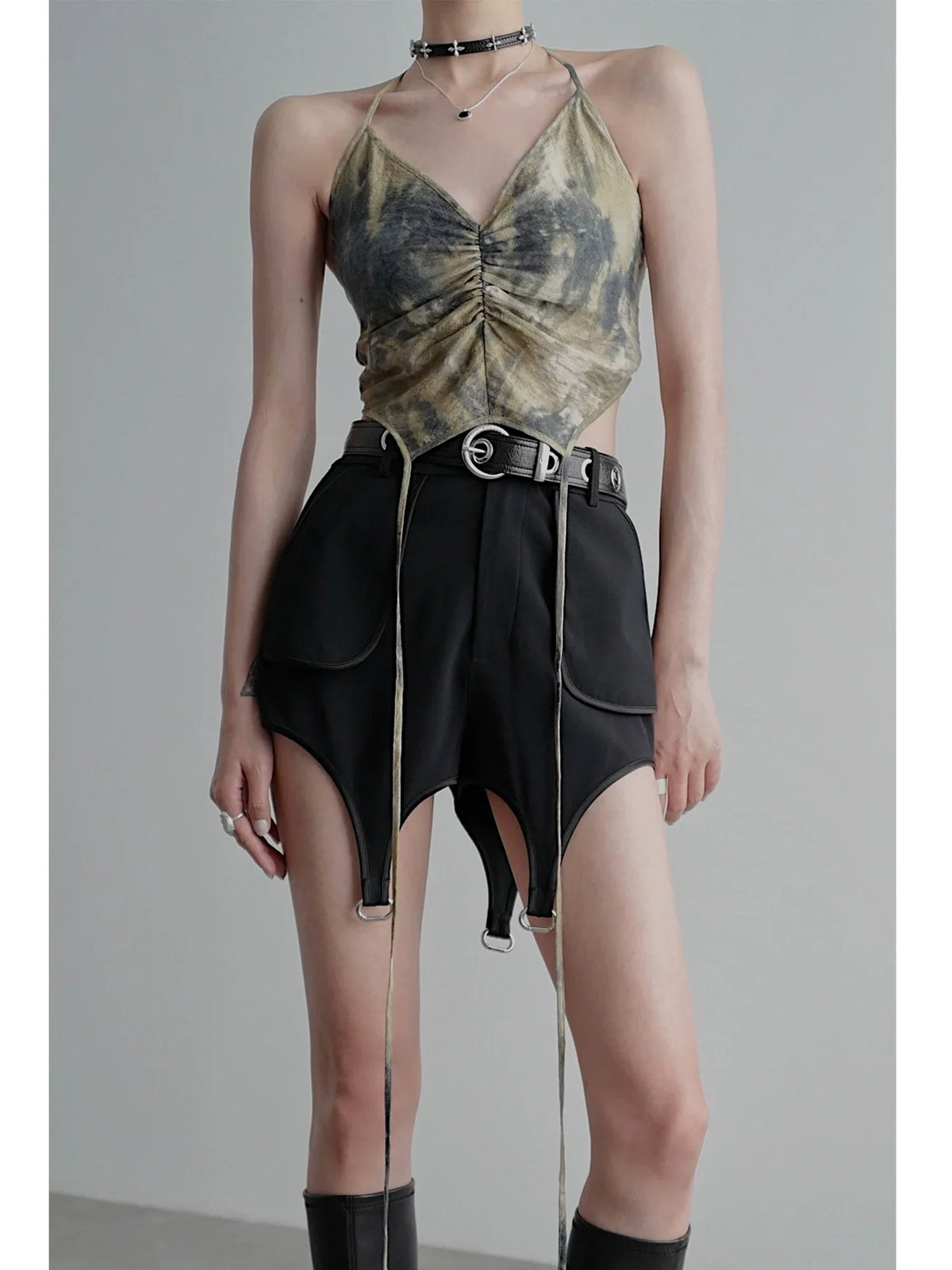Print Reversible Two-Wear Small Camisole