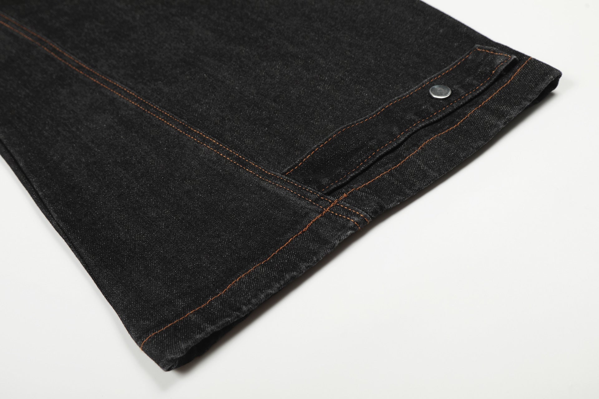 Raw Deconstruction Curved Denim Jeans