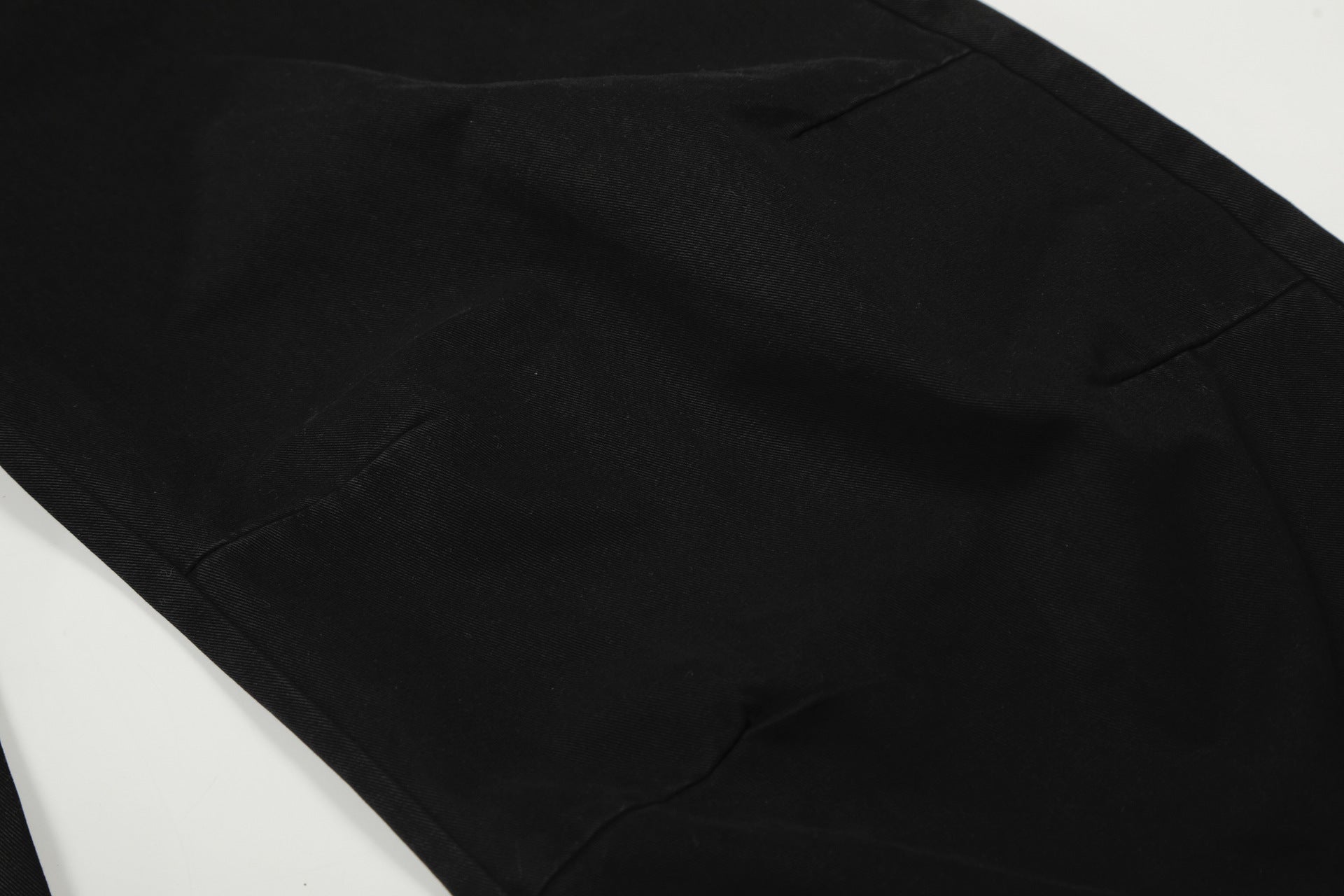 Rhinestone Curved Wide Leg Pants