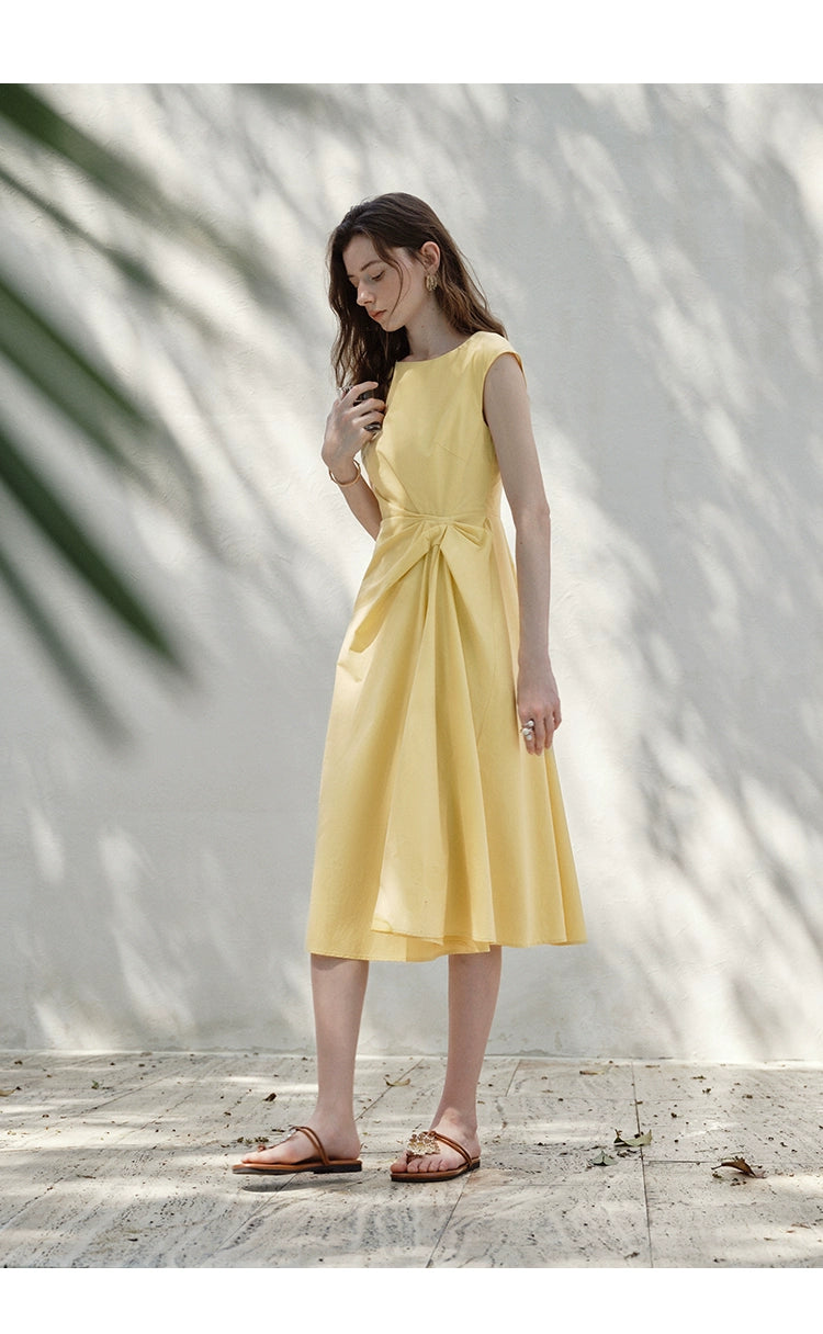 Prom specials - Simple N Temple Waist Sleeveless Dress