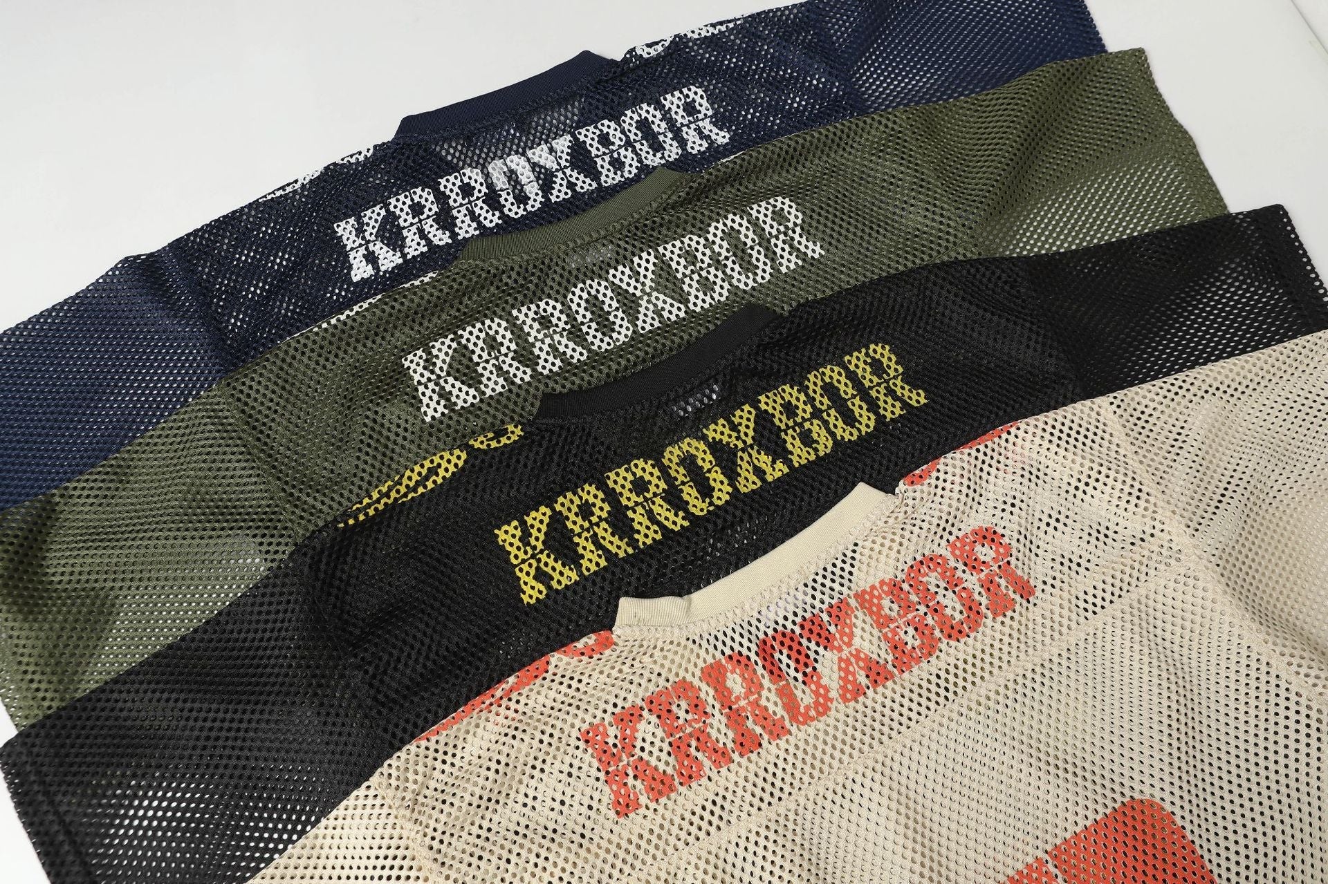 Mesh Number Print Short Sleeve T-Shirt