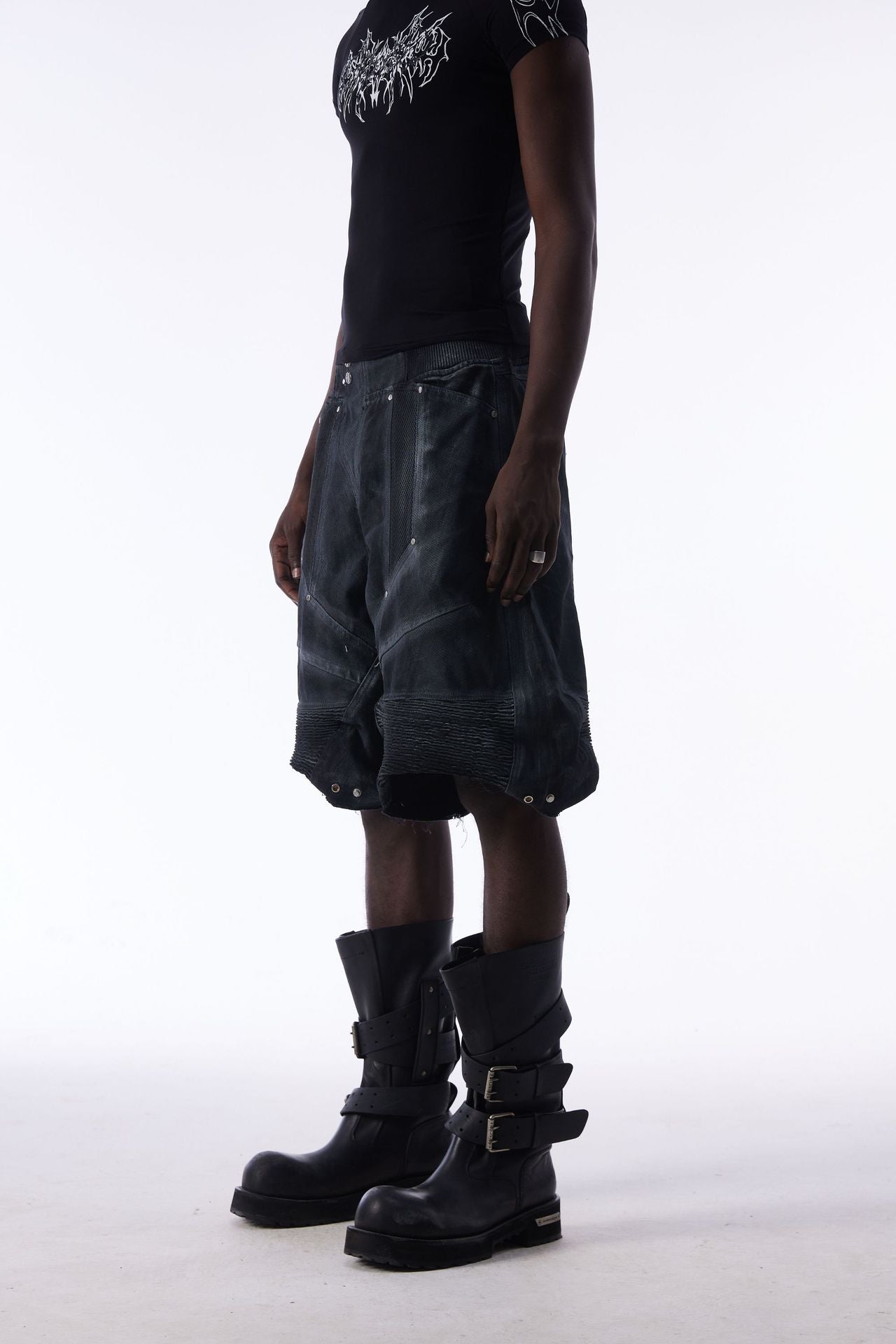 Damage Baggy Jort