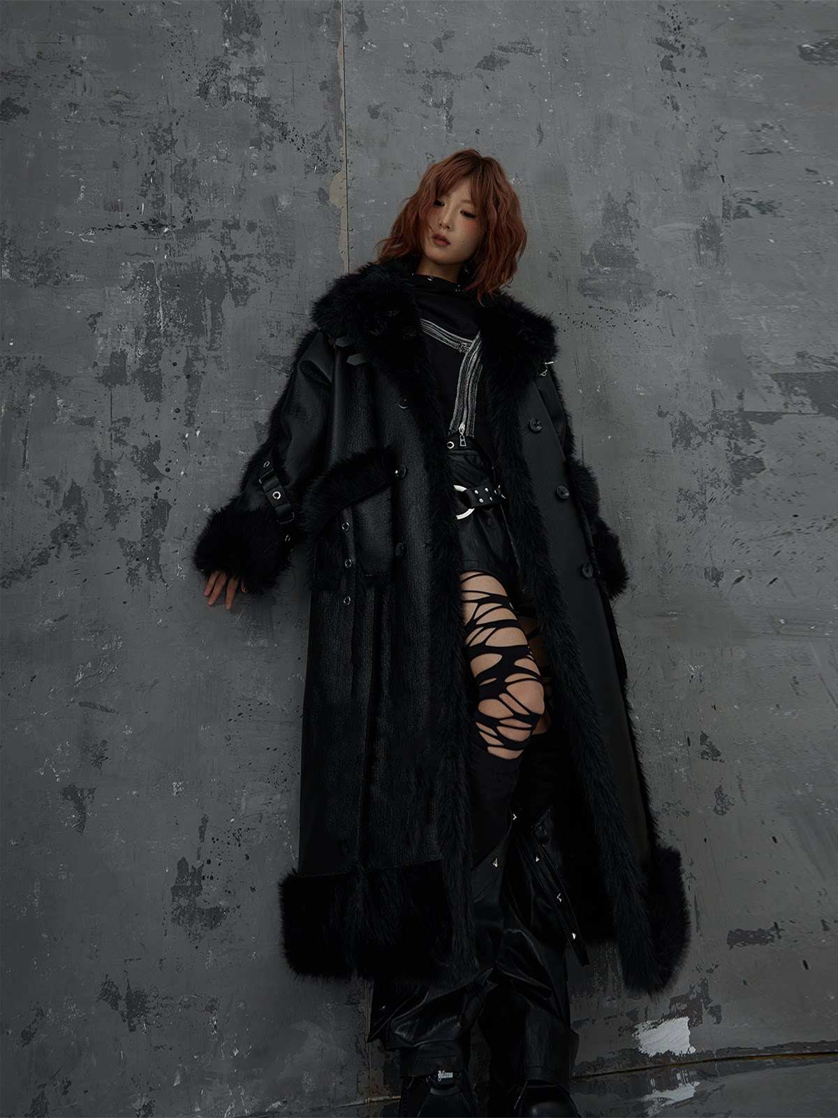 Heavy Thickened Fake Fur Shearling Coat