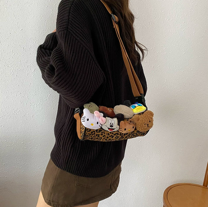 Handmade Bear Doll Shoulder Bag