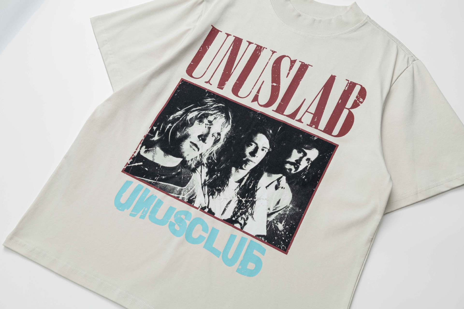 Graphic Portrait Print Short Sleeve T-Shirt