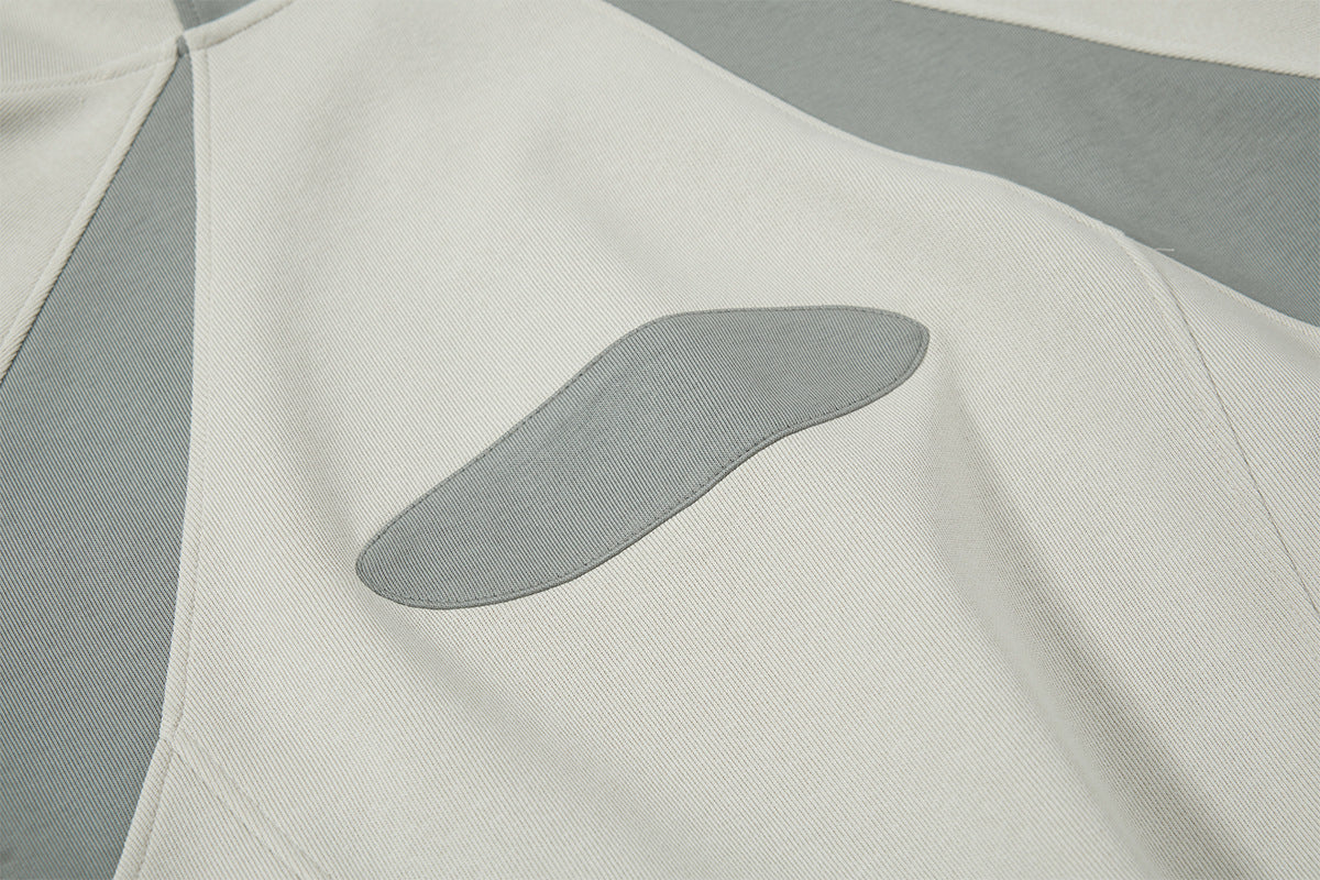 Panel Raglan Design Hoodie