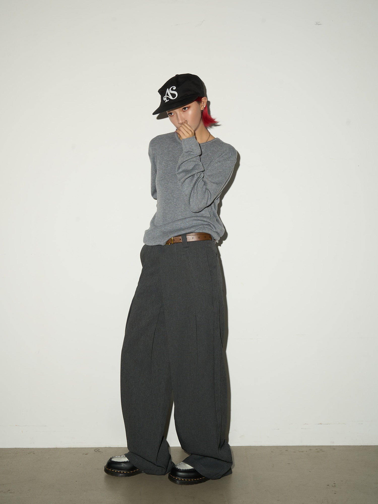 Pleats Wide Leg Pants