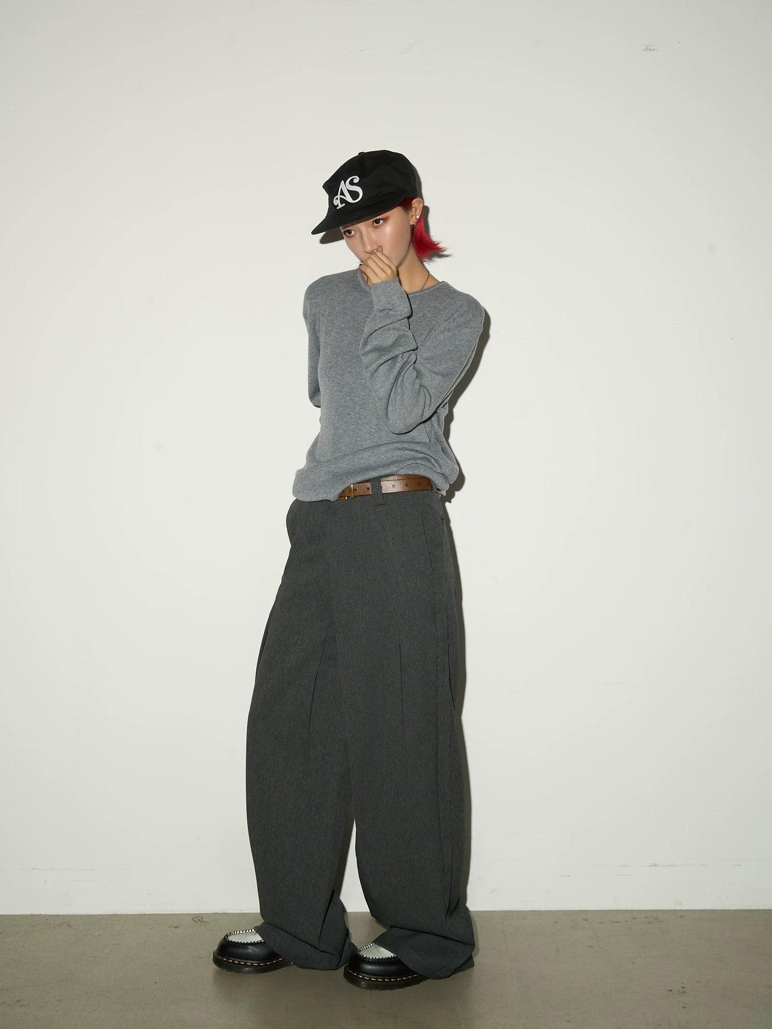Pleats Wide Leg Pants