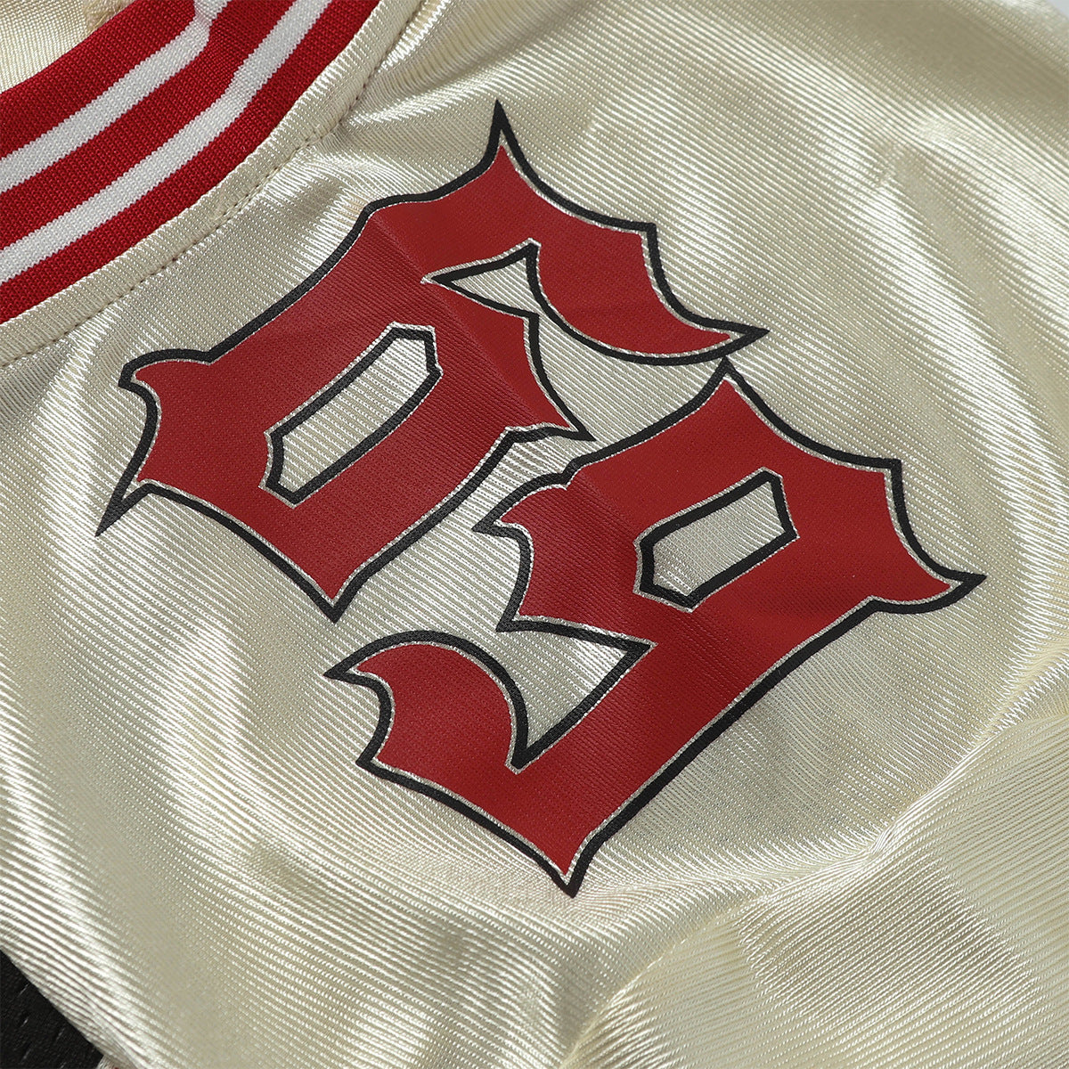 Maillot de rugby en maille imprimée