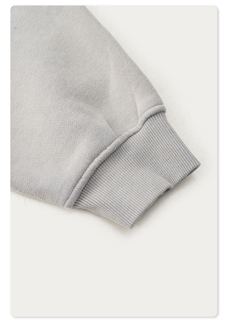 Letter Print Round Neck Sweatshirt