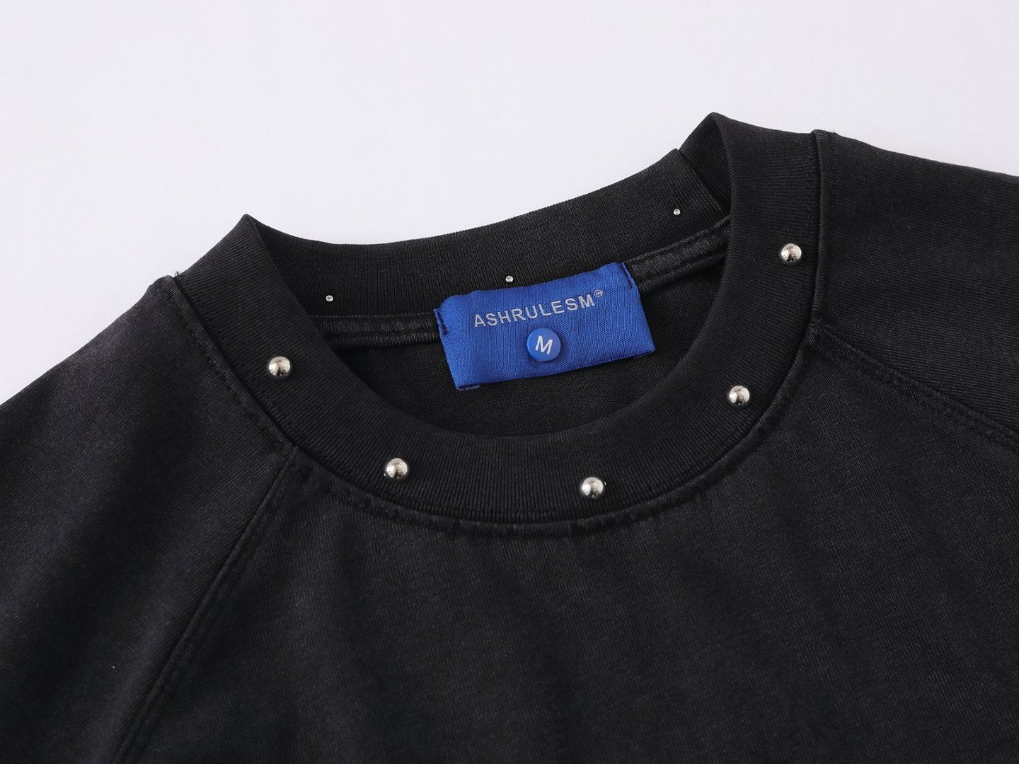 Studs Raglan Short Sleeve T-Shirt