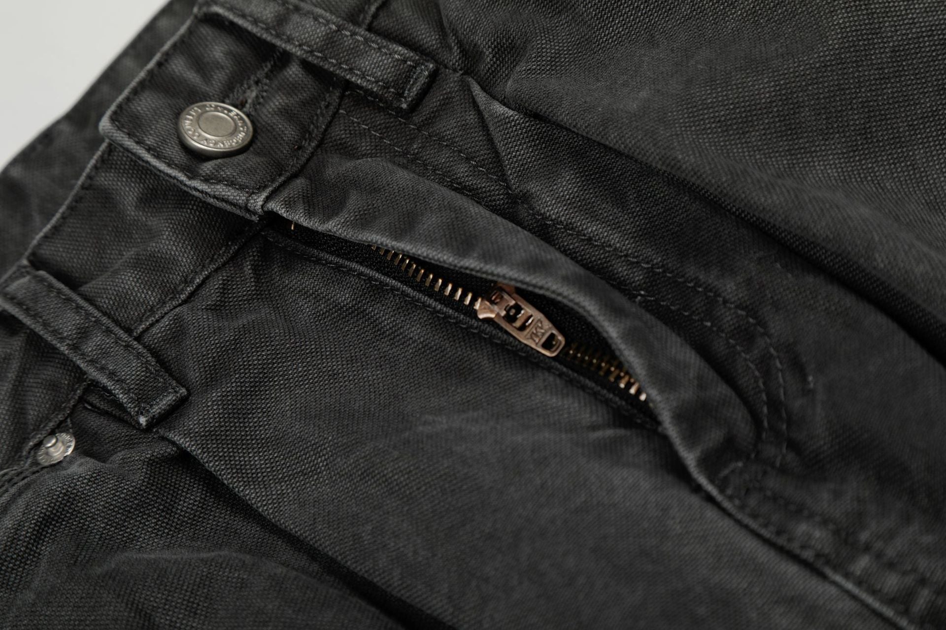Washed Fade Curved Seam Wide Leg Denim Jeans