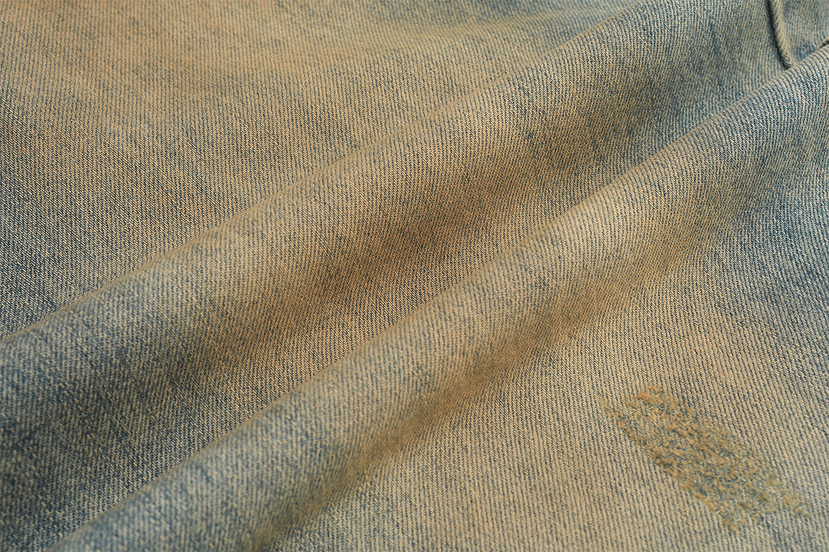 Wash Straight Denim Jeans